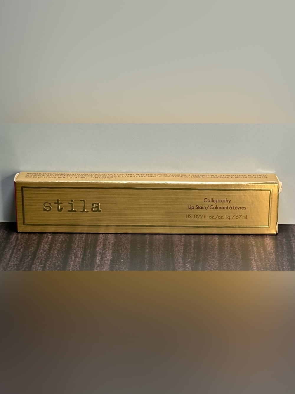 Stila CALLIGRAPHY LIP STAIN (Margaret) NIB .67 ml / .022 fl oz